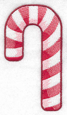 Embroidery Design: Candy cane large2.77w X 5.00h