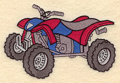 Embroidery Design: ATV5.00w X 3.35h