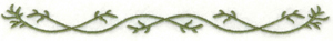 Embroidery Design: Vine border7.00w X 0.64h