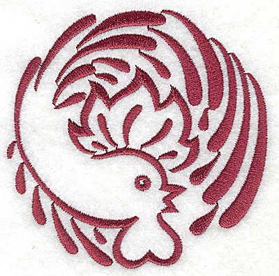 Embroidery Design: Rooster 2 large3.83w x 3.86h