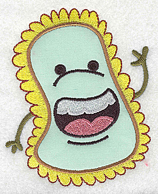 Embroidery Design: Germ D Applique3.83H x 3.09W