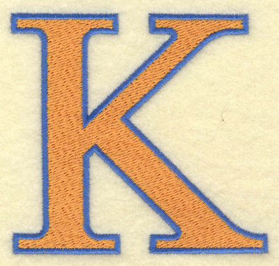 Embroidery Design: Kappa large 3.22w X 3.03h