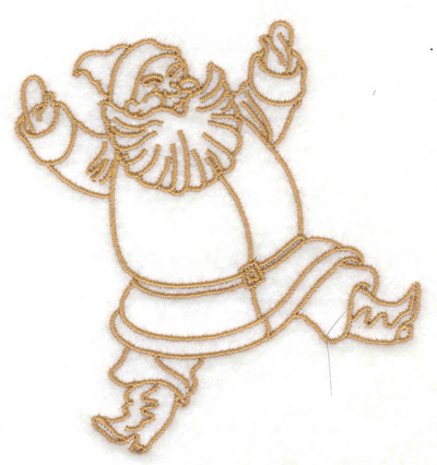 Embroidery Design: Santa 3.56w X 3.83h