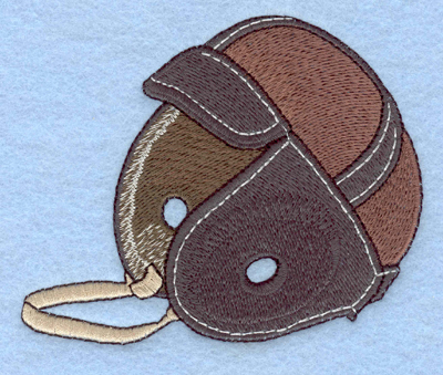 Embroidery Design: Vintage football helmet3.90w X 3.34h