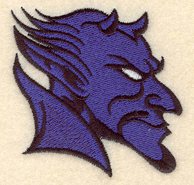 Embroidery Design: Devil small 3.02"w X 2.86"h