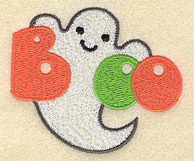 Embroidery Design: Boo small  3.00w X 2.56h