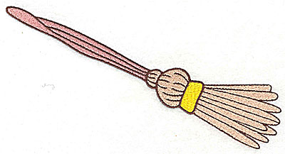 Embroidery Design: Broomstick large 6.91w X 3.60h