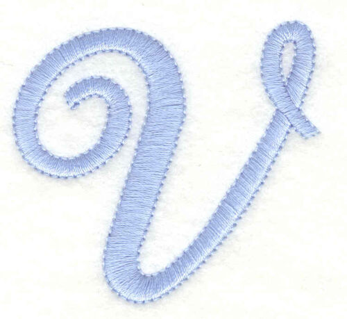 Embroidery Design: V upper case2.21w X 1.99h