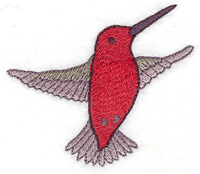 Embroidery Design: Hummingbird 104 small 3.42w X 2.98h