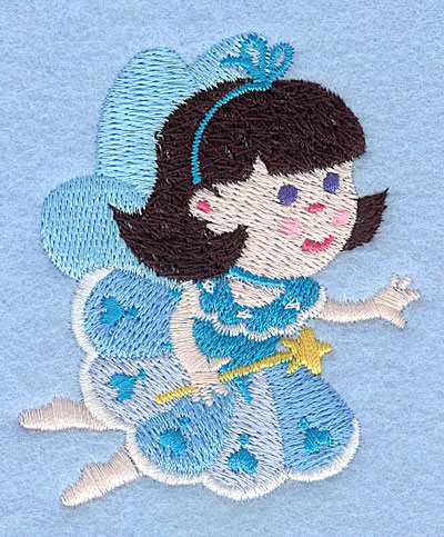 Embroidery Design: Fairy L2.88" x 2.50"