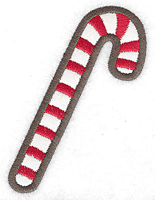 Embroidery Design: Candycane applique 2.70w X 3.83h