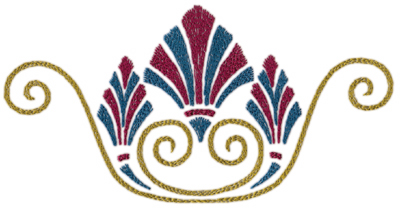 Embroidery Design: Roman Tassle 89.34" x 4.66"