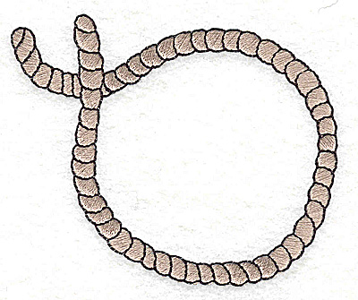 Embroidery Design: Lasso 3.50w X 2.94h