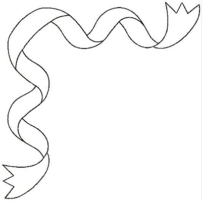 Embroidery Design: Ribbon small5.23w X 5.23h