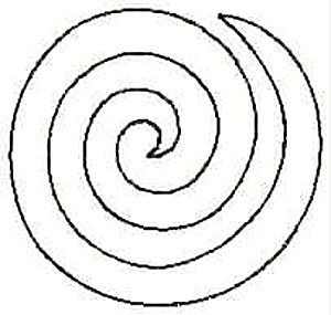 Embroidery Design: Swirl small1.93w X 1.83h