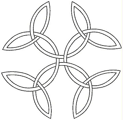 Embroidery Design: Design R small4.99w X 4.91h