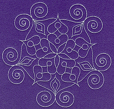 Embroidery Design: Rangoli design G large 6.97w X 6.71h