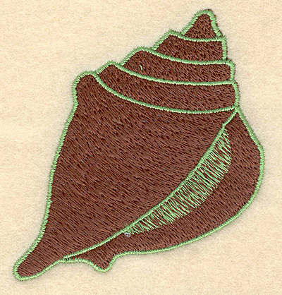 Embroidery Design: Seashell small 2.89"w X 3.06"h