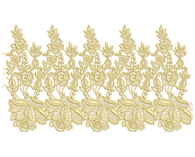 Embroidery Design: Lace from the Vault 8 Design 7 6.32w X 11.3h