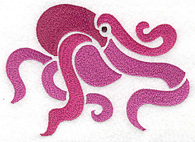 Embroidery Design: Octopus large 4.97w X 3.56h