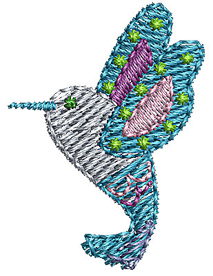 Embroidery Design: Birdie 3 0.89w X 1.20h