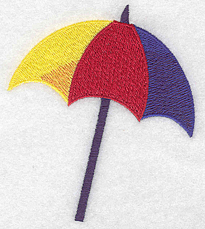 Embroidery Design: Beach Umbrella 3.30w X 3.85h