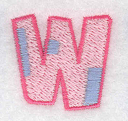 Embroidery Design: W small 1.30w X 1.26h