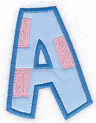 Embroidery Design: A applique large 2.85w X 3.73h