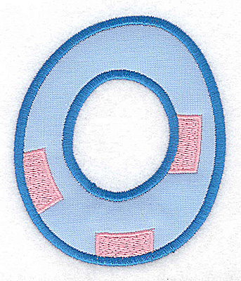 Embroidery Design: 0 applique large 3.09w X 3.69h