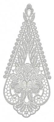 Embroidery Design: Lace Large 93.51" x 8.33"