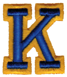 Embroidery Design: Athletic Foam K1.78" x 1.99"