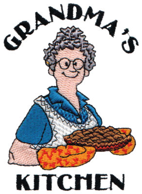 Embroidery Design: Grandma's Kitchen3.02" x 4.17"