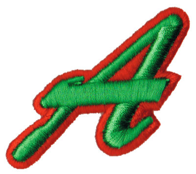 Embroidery Design: Script Foam A2.65" x 2.23"