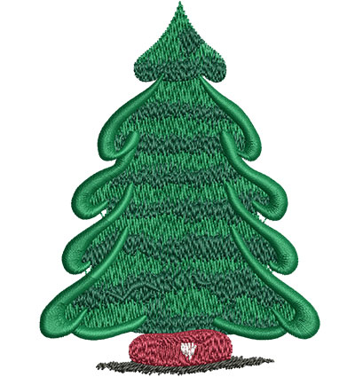 Embroidery Design: Pine Tree Lg 3.01w X 4.02h