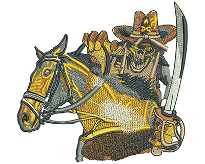 Embroidery Design: Army Calvary Lg 4.52w X 4.28h