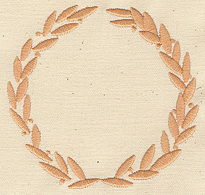 Embroidery Design: Wreath 3.75w X 3.56h