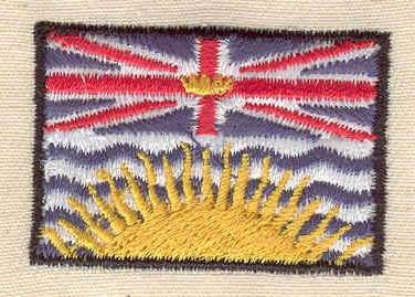 Embroidery Design: British Columbia Flag 1.56w X 1.06h