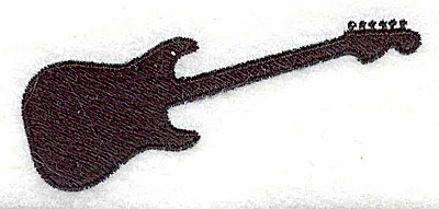 Embroidery Design: Guitar 3.06w X 1.31h