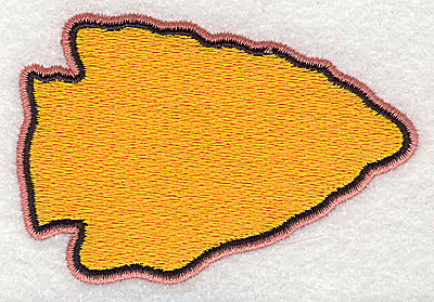 Embroidery Design: Arrowhead 3.38w X 2.31h