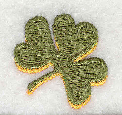 Embroidery Design: Shamrock 1.19w X 1.19h