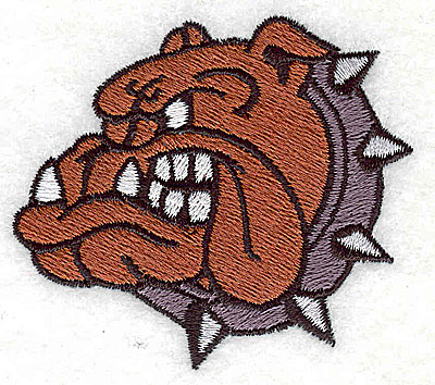 Embroidery Design: Bulldog 2.56w X 2.31h