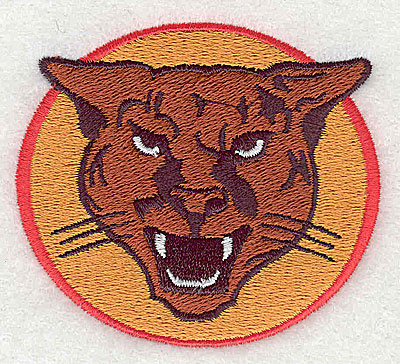 Embroidery Design: Cougar 2.75w X 2.44h