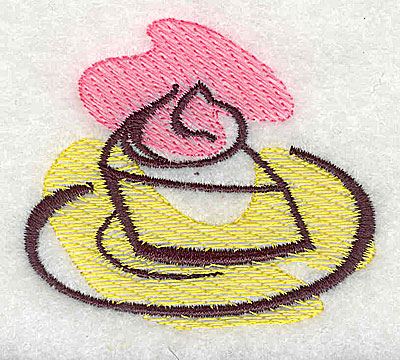 Embroidery Design: Piece of pie 2.38w X 2.06h