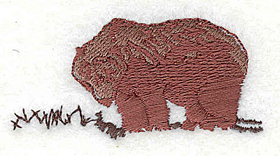 Embroidery Design: Bear 2.44w X 2.19h