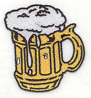 Embroidery Design: Beer mug 2.62w X 2.88h