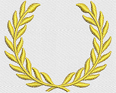 Embroidery Design: Laurel  1.81w X 1.56h