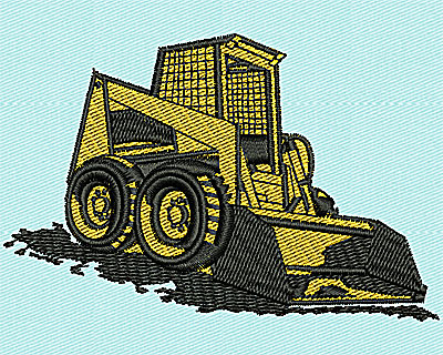 Embroidery Design: Bulldozer  3.31w X 2.19h