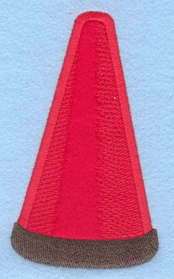 Embroidery Design: Safety Cone Large Applique3.39w X 5.79h