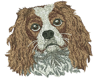 Embroidery Design: Cavalier King Charles Spaniel Lg 4.51w X 4.00h