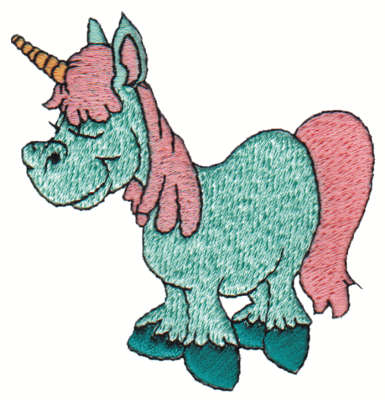 Embroidery Design: Unicorn2.92" x 3.02"